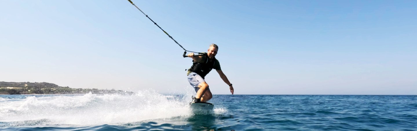 Wakeboarding wingsurfing wingfoiling