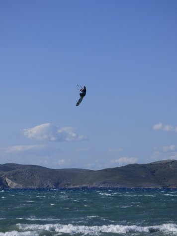 Kitesurfing in Marmari, Kos